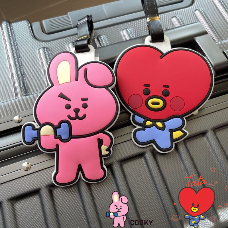 Cute Anime Merchandise - BT21 cartoon cute keychain Kawaii unisex
