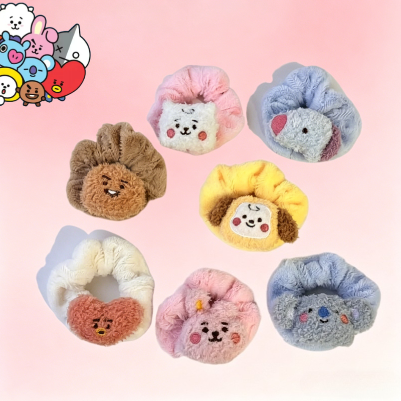 Cute Anime Merchandise - BT21 cartoon cute plush doll hair