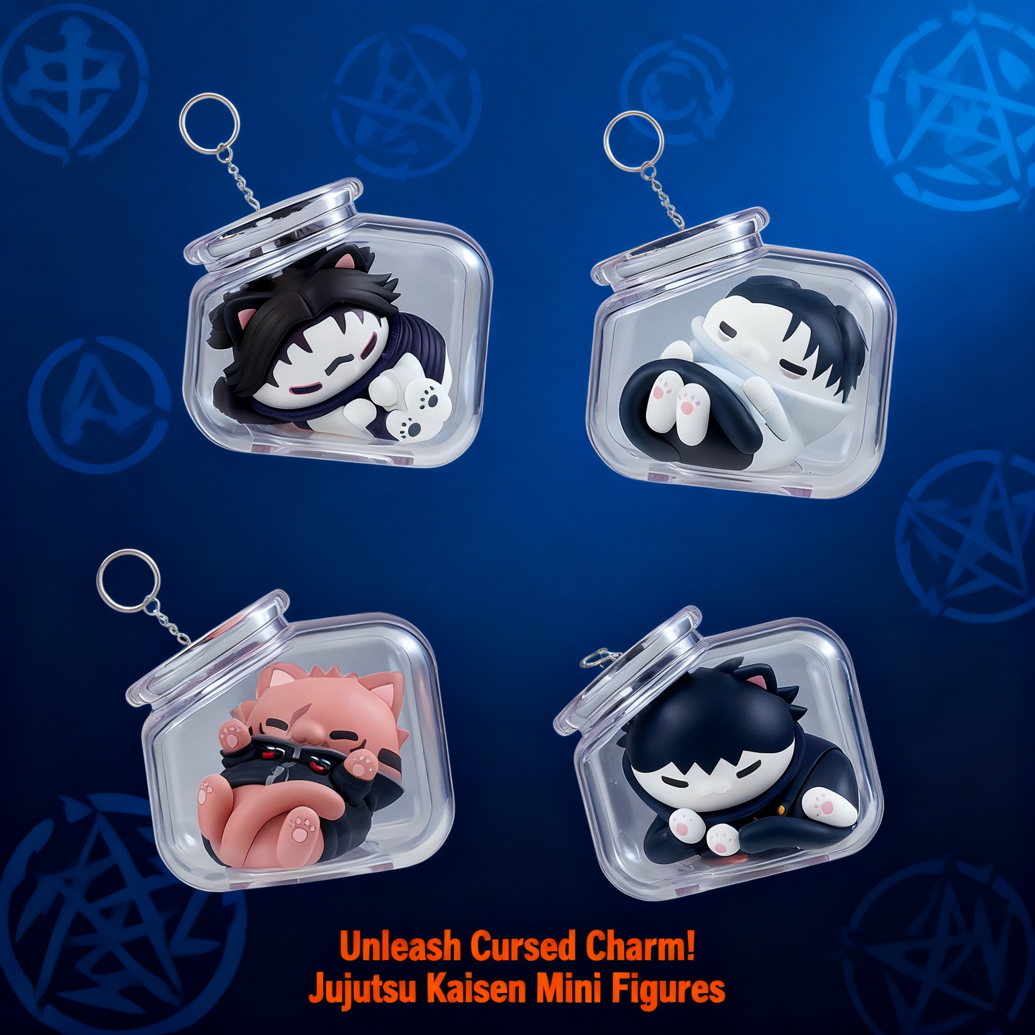 Anime Merchandise Keychain - Jujutsu Kaisen Gojo Satoru Yuji Itadori