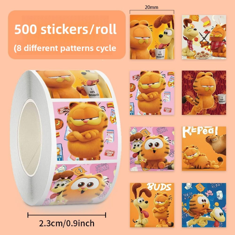 Garfield cartoon cute 500pcs r - đánh giá và giá Cute Anime Merchandise