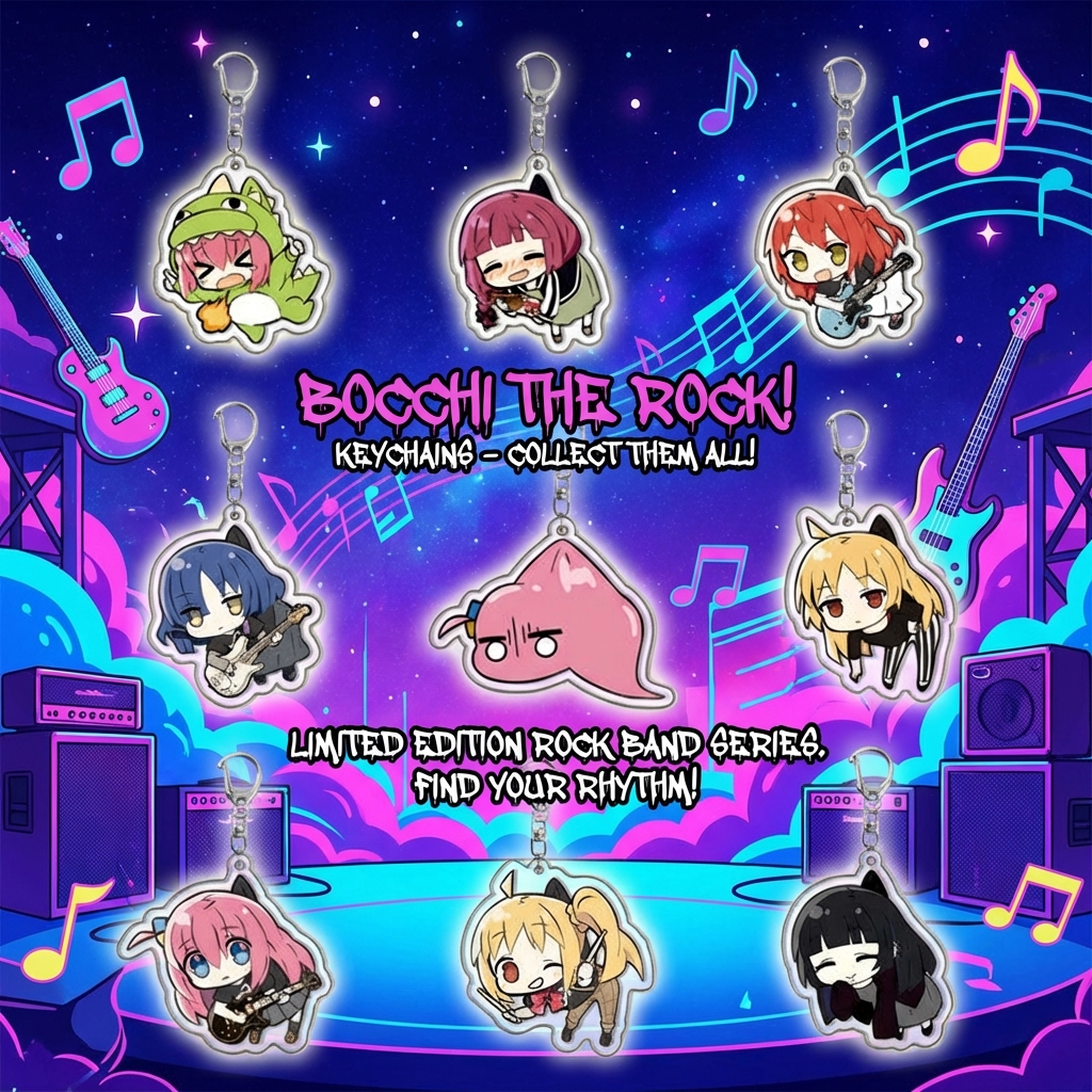 Bocchi the Rock  Goto Hitori I - đánh giá và giá Anime Merchandise Keychain