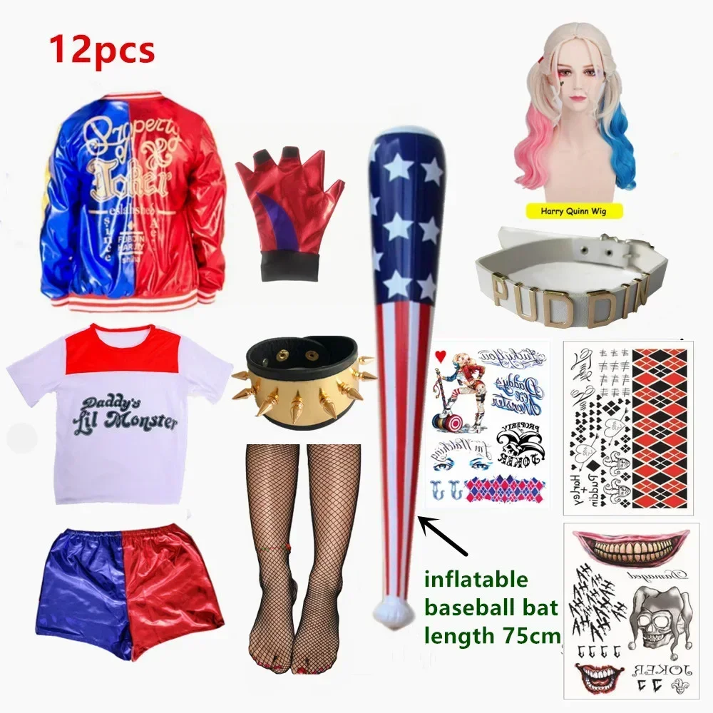 Costumes de cosplay Harley Qui - đánh giá và giá Anime Merchandise For Women