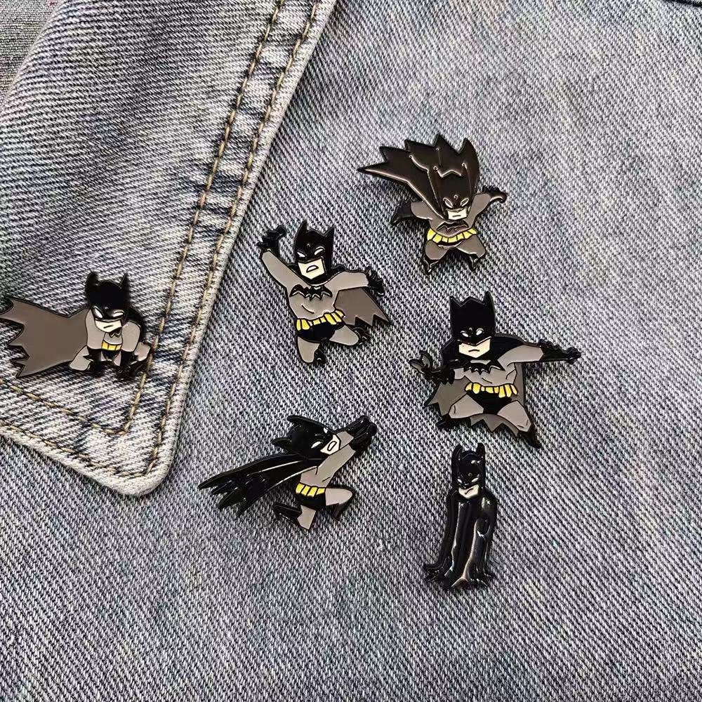 6 PCS Batman movie merchandise - đánh giá và giá Cute Anime Merchandise