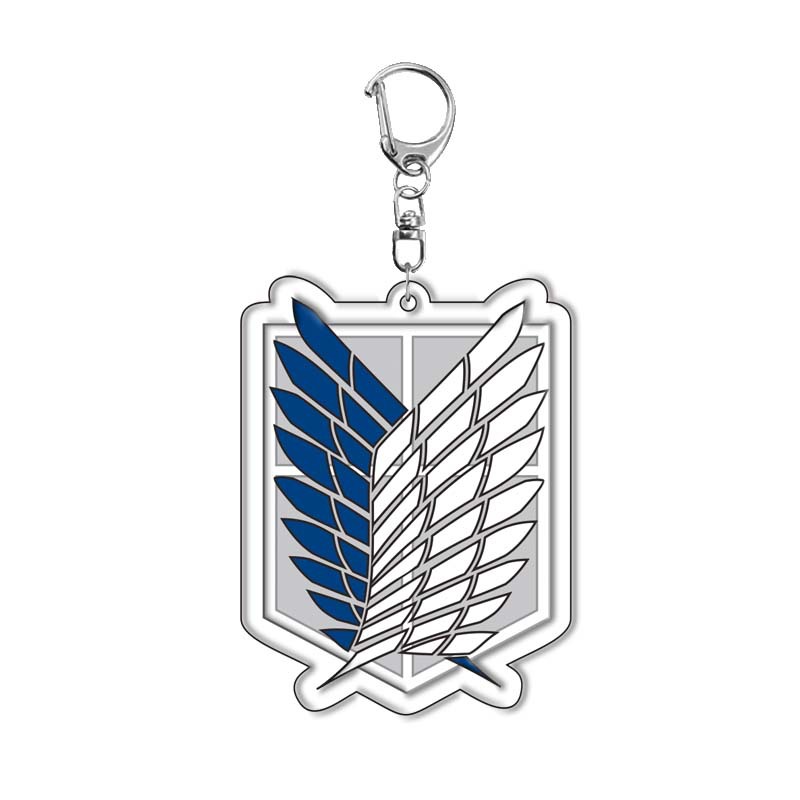 Attack on Titan Keychain Acryl - đánh giá và giá Anime Merchandise Keychain