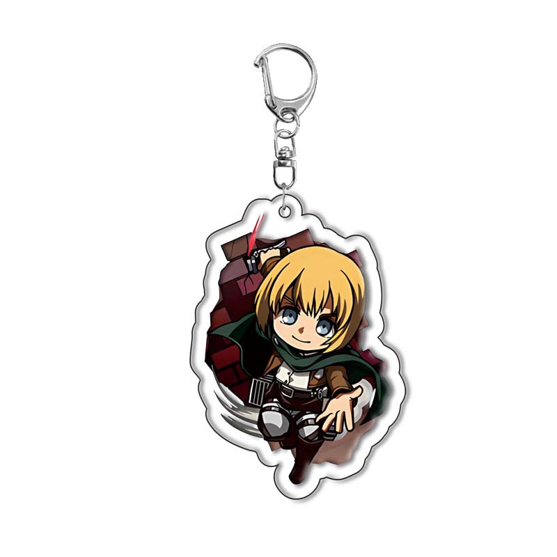 Attack on Titan Keychain Acryl - đánh giá và giá Anime Merchandise Keychain