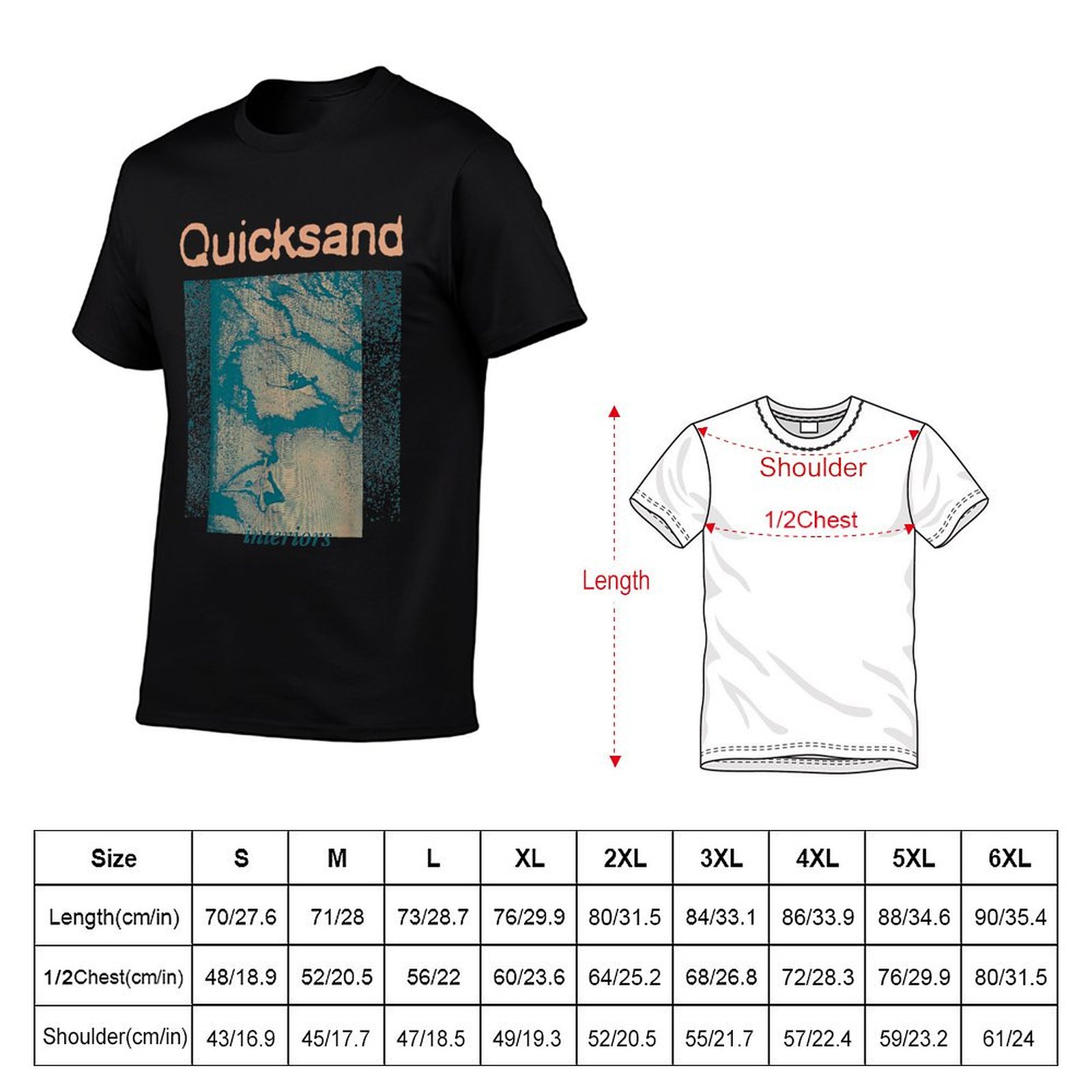 Quicksand - Interiors - Offici - đánh giá và giá Anime Merchandise T Shirt