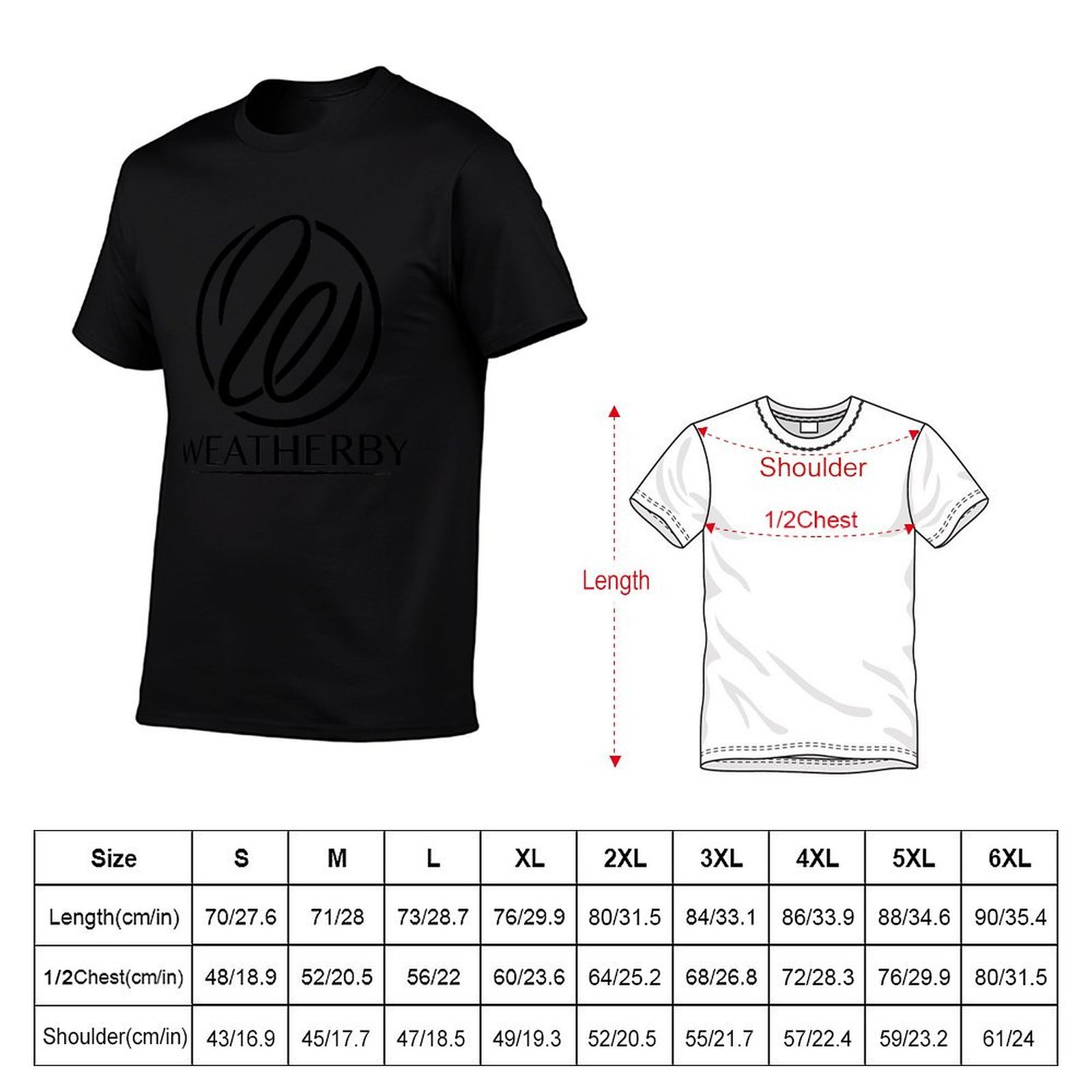 BEST SELLER - Weatherby Logo M - đánh giá và giá Anime Merchandise T Shirt