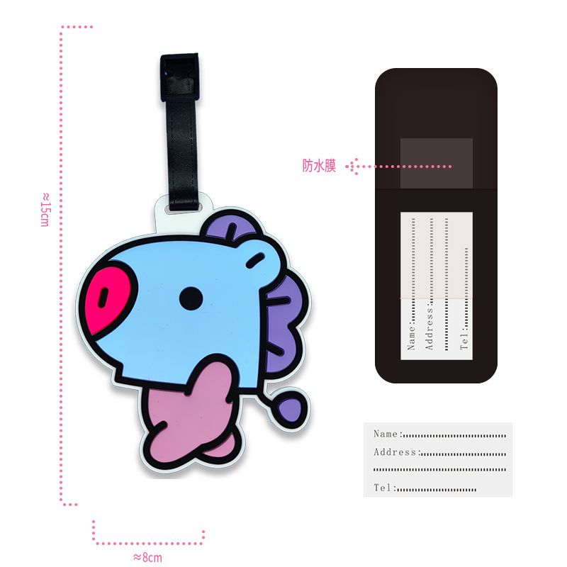 BT21 cartoon cute keychain Kaw - đánh giá và giá Cute Anime Merchandise
