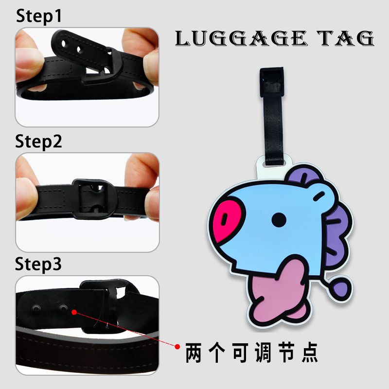 BT21 cartoon cute keychain Kaw - đánh giá và giá Cute Anime Merchandise