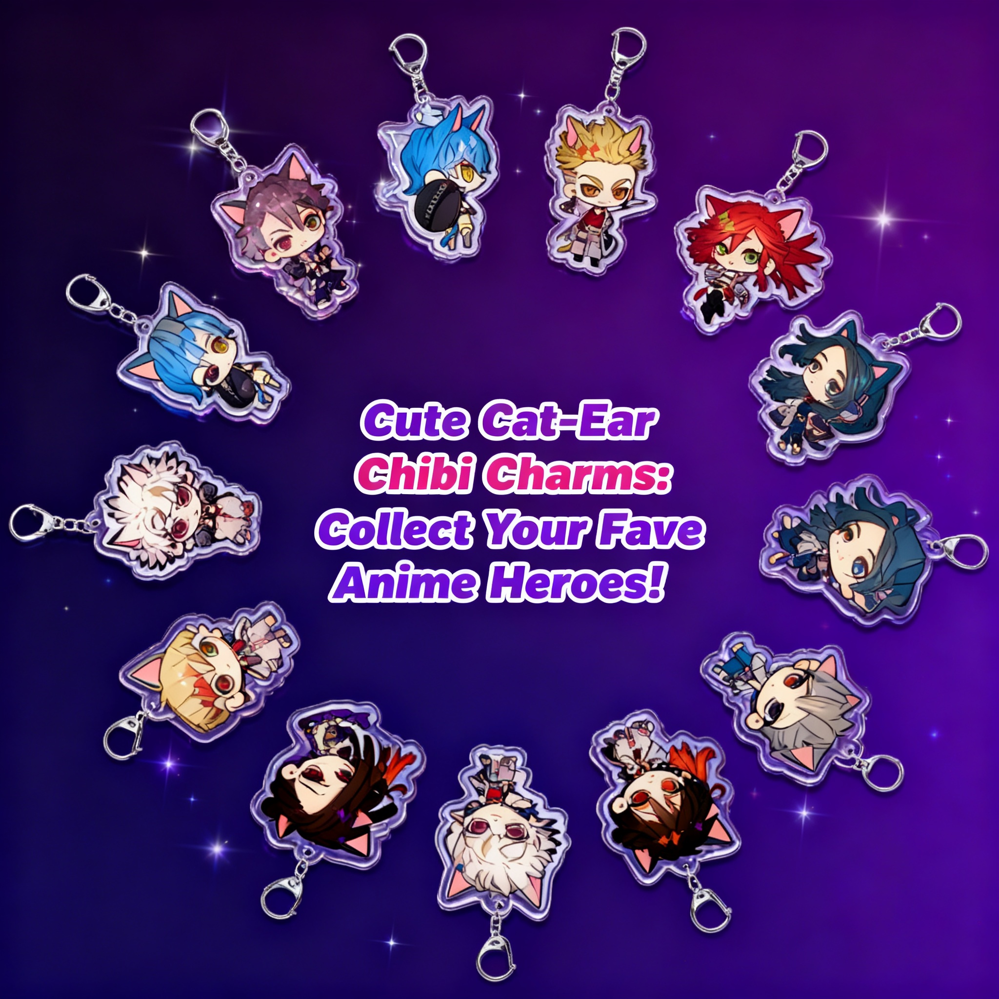 Anime Keychain Acrylic Keychai - đánh giá và giá Anime Merchandise Keychain