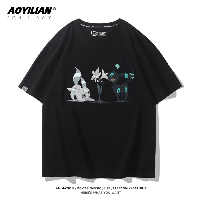 2026 Eevee Evolved Into Moon E - đánh giá và giá Anime Merchandise T Shirt