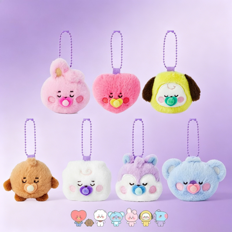 BT21 cartoon cute baby series  - đánh giá và giá Anime Merchandise Keychain
