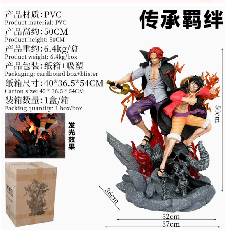 50cm One Piece Anime Action Fi - đánh giá và giá Luffy Anime Merchandise