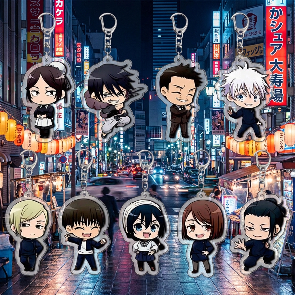 Jujutsu Kaisen Acrylic Keychai - đánh giá và giá Anime Merchandise Keychain