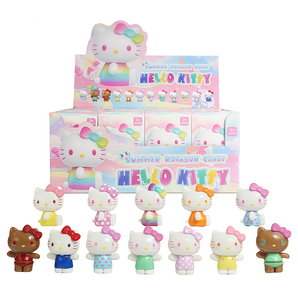 Hello Cat Summer Rainbow Serie - đánh giá và giá Figure Display Box