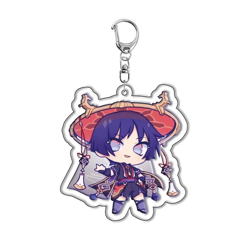 Genshin Impact Traveler Wander - đánh giá và giá Anime Merchandise Keychain