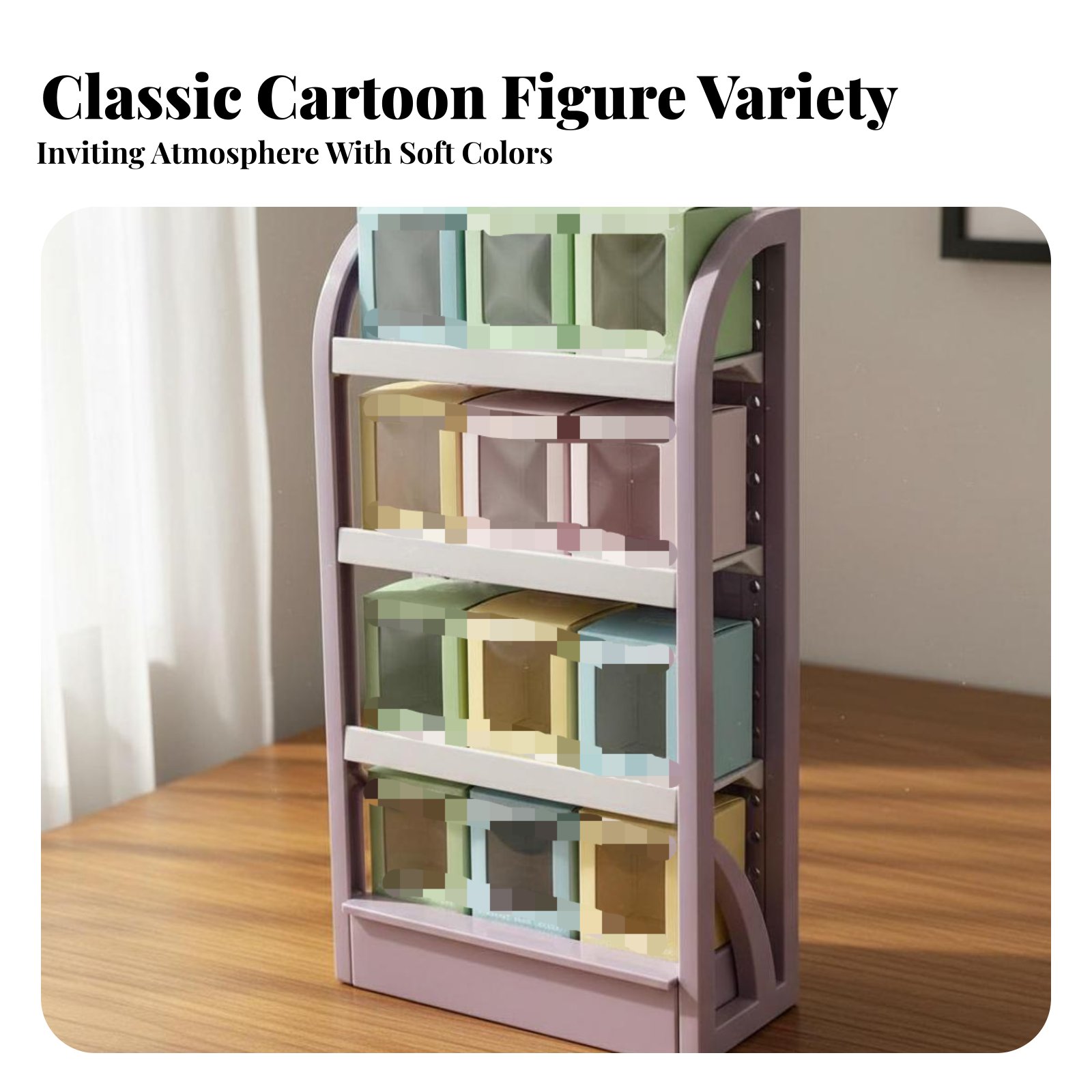 Miniature Supermarket Shelf Co - đánh giá và giá Figure Display Box