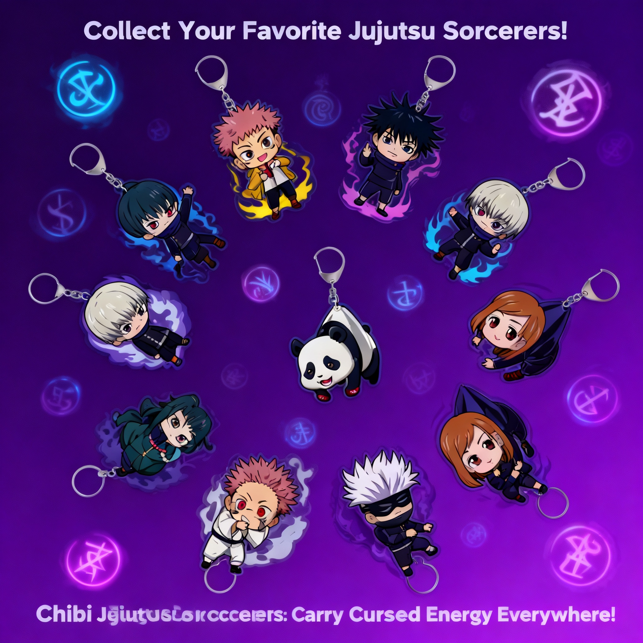 Jujutsu Kaisen Anime Double Si - đánh giá và giá Anime Merchandise Keychain
