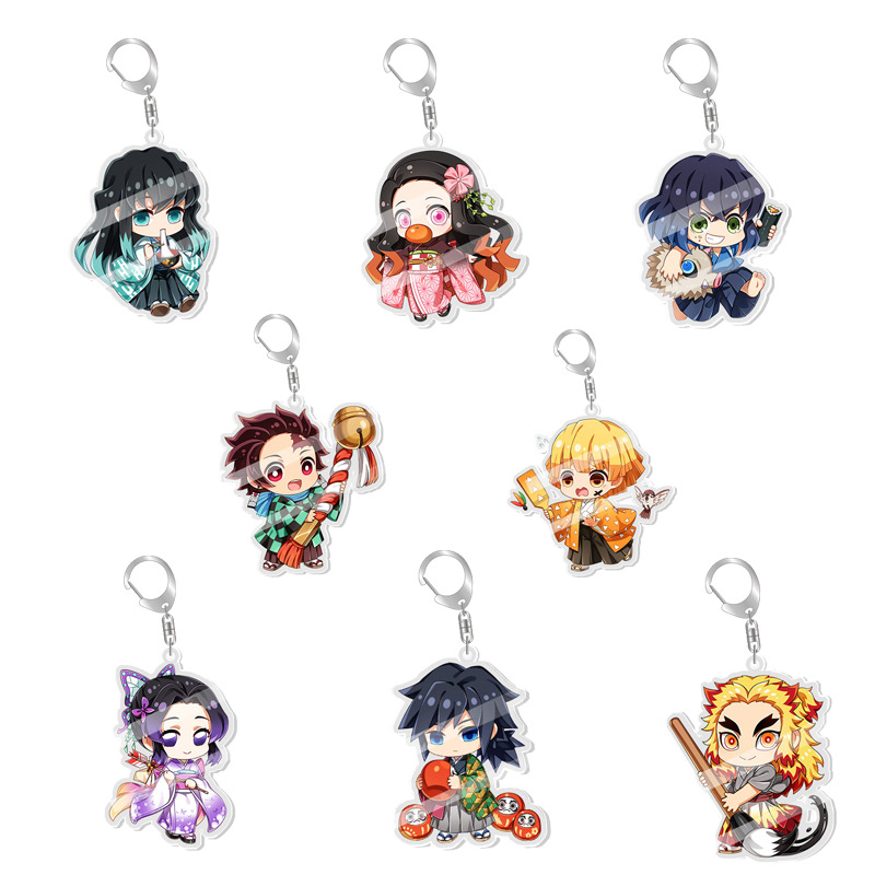 Demon Slayer Nezuko Kamado Tan - đánh giá và giá Anime Merchandise Keychain