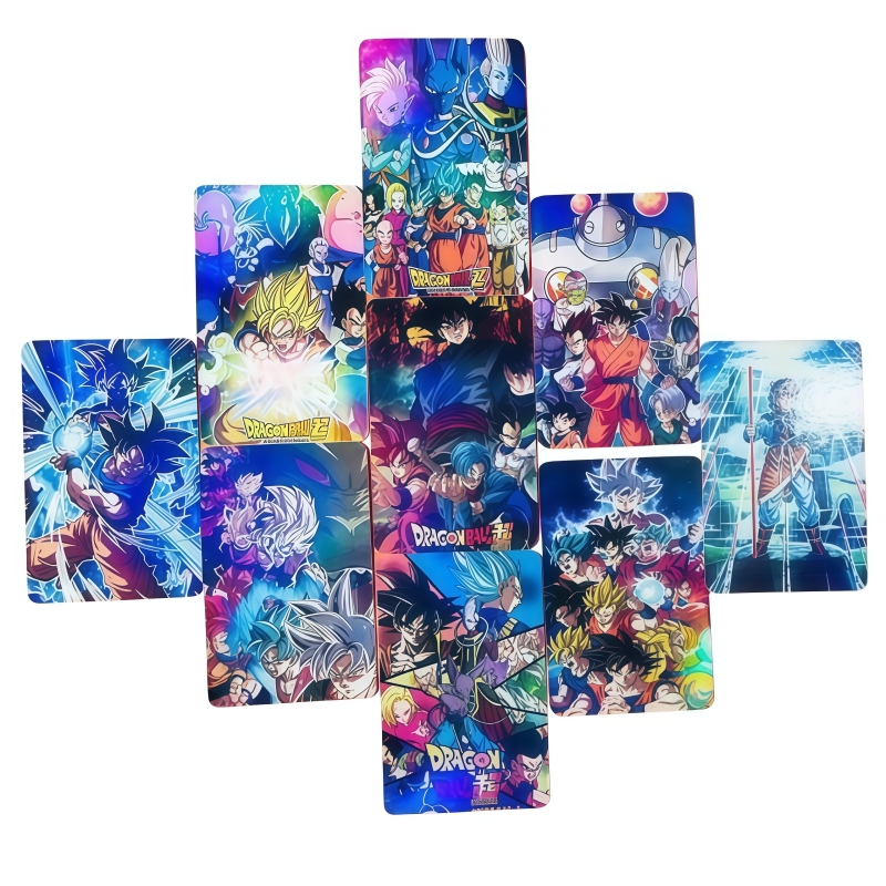 50pcs Dragon Ball holographic  - đánh giá và giá Anime Merchandise Collection